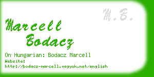 marcell bodacz business card
